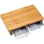 Kesper Schneidebrett mit Auffangschalen 58353