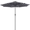 Solar-Gartenschirm von Kingsleeve
