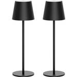 Klighten 2 Stück Akku Tischlampe