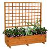 Blumenkasten mit Rankgitter von Gaspo