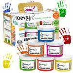 Krevo Art Kinder-Fingerfarben
