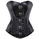 Kuose Faux Leder-Korsett