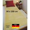 Lammfellbettauflage, Lammfelldecke LANABEST 90 x 190 cm. von LANAMED