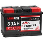 Langzeit Autobatterie 80Ah
