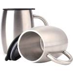 Lawei 2 Stück Edelstahl Kaffeebecher
