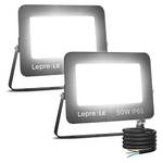 Lepro 50W LED Strahler Außen 340003-DW-EU-2