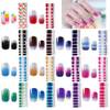Glitter Nagelfolien Selbstklebend Set von linjinde