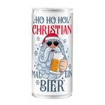 Lustapotheke Weihnachtsbier mit Namensaufdruck