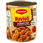 Maggi Ravioli in pikanter Sauce