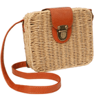 MaoXinTek Stroh Crossbody Tasche