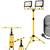 Masko LED Baustrahler mit Stativ
