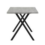 Merax Esstisch mit gekreuzten Beinen