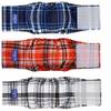 Plaid Red & Blue & Grey von MICOOYO
