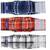 Micooyo Plaid Red & Blue & Grey
