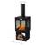 Ml-Design modern living Gartenkamin mit Schornstein