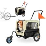 Mobiclinic Hundeanhänger für Fahrrad + Hundewagen