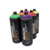 Fluoreszierende Neon–Farben von Montana Cans