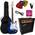 E-Gitarre Blau von MSA