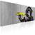 Murando Akustikbild Banksy AFFE mit Banane 150x60 cm