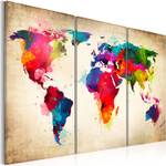 Murando Bilder Weltkarte 60 x 40 cm