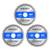 Ninehole 125x22.23mm, 40T, 3PCS