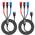 Multi USB Kabel ‎N008-BK3-2PA von Ningkpow