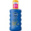Schutz & Pflege Sonnenspray LSF 50+ von Nivea Sun
