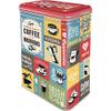 Retro Kaffeedose Coffee Collage von Nostalgic-Art