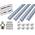 Airlineschiene 2 m Sparset von NTG