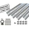 Alu Airlineschiene 2 m Starterset von NTG