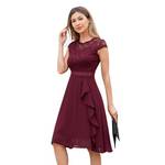 Odizli Kurzarm Abendkleid