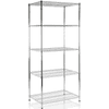 Schraubregal verchromt 200x90x45cm 150kg pro Boden von Casa Pura