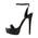 Plateau High-Heels Sandaletten von Only maker