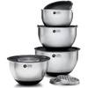 Mixing Bowls Set Black von OS Oak & Steel ENGLAND