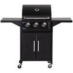 Outsunny Gasgrill BBQ mit 3 Brennern