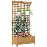 Outsunny Hochbeet mit Rankgitter