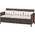 3er Rattansofa von Outsunny