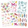 Temporäre Tattoos von Papierdrachen