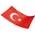 Flagge Türkei von Pearl