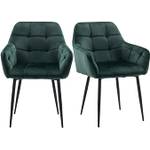 Perfur Casa BlueOcean Furniture Küche Samt Esszimmerstuhl