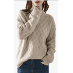 Pokem&Hent Herbst und Winter Oversized Strickpullover