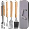 Grillbesteck Set mit Holzgriffen von Praknu