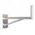 PremiumX 80cm SAT Halterung mit Stützelement ALU