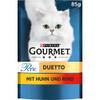 Perle Duetto mit Huhn und Rind von Purina Gourmet