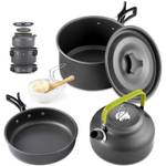 Qtiwe Camping Geschirr Set