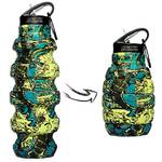 Raigeki Fitness Build A Powerful Body Faltbare Wasserflasche Granate