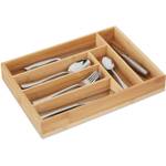 Relaxdays Besteckkasten mit 6 Fächern