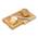 Brotschneidebrett mit Messer von Relaxdays