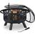 Relaxdays Feuerschale mit Grillrost