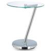Glas u. Chrom runder Beistelltisch von Relaxdays
